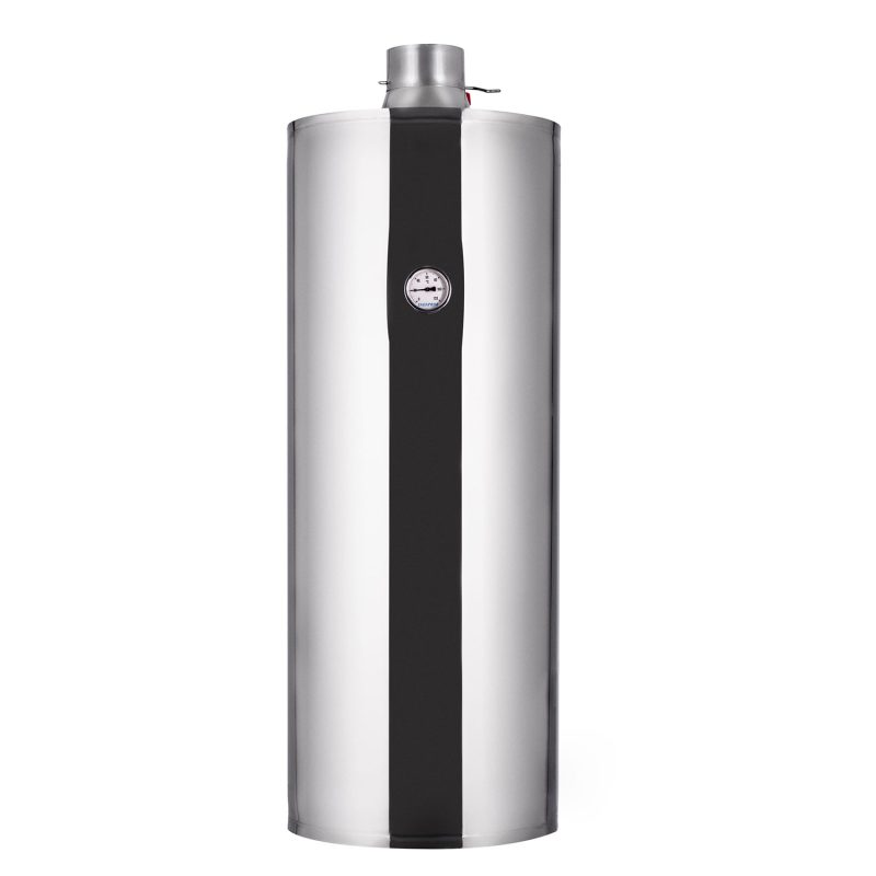 Boiler Baie 110 L, combustibil solid + recuperator căldură - INX 110R