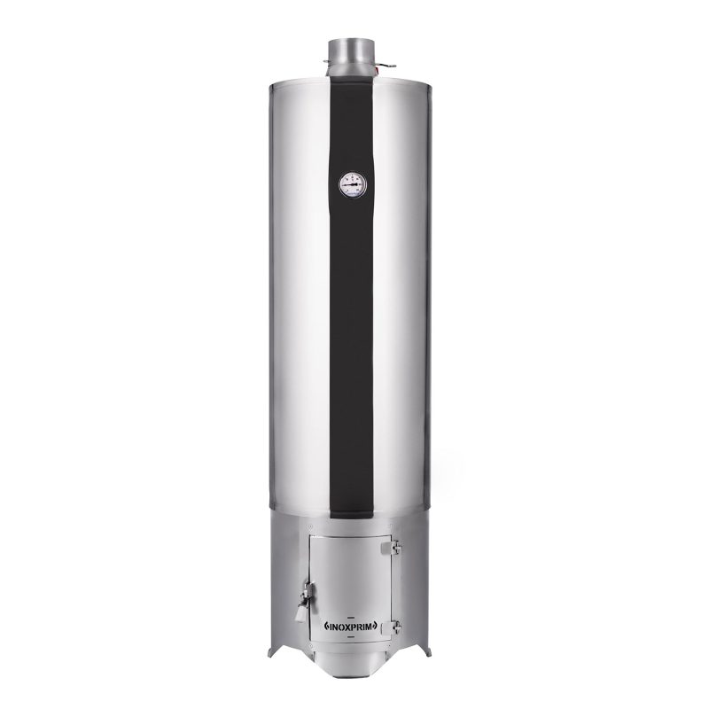 Boiler Baie 110 L, combustibil solid + sobă - INX 110
