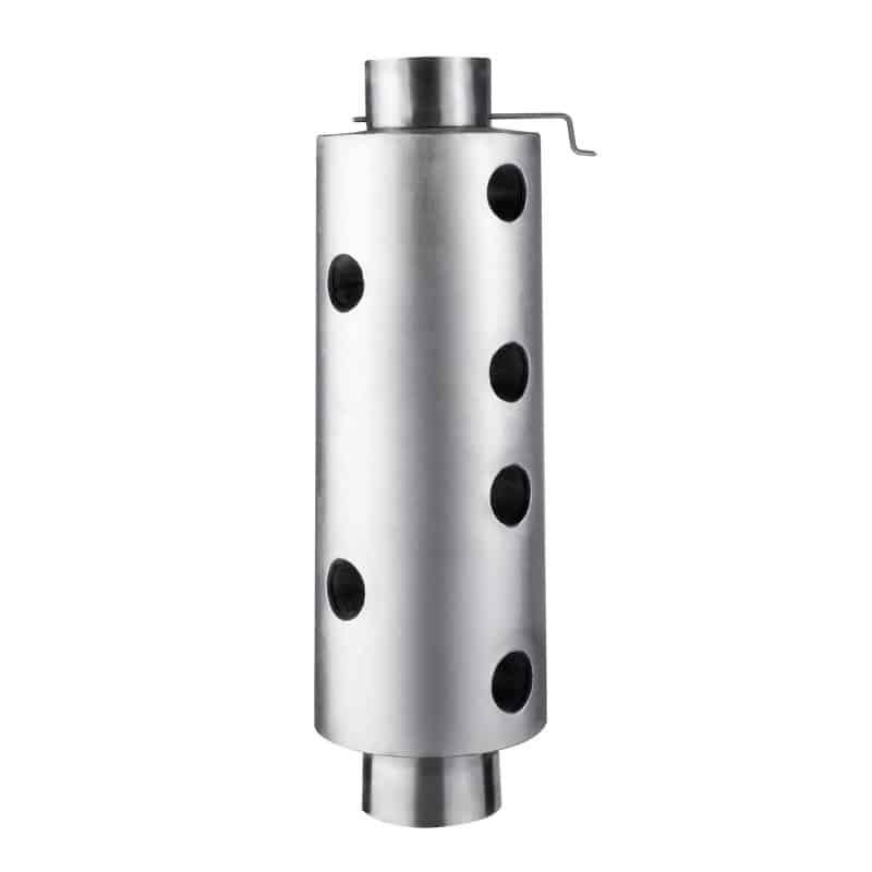 Recuperator de caldura Inox 500 mm lungime 115 mm diametru
